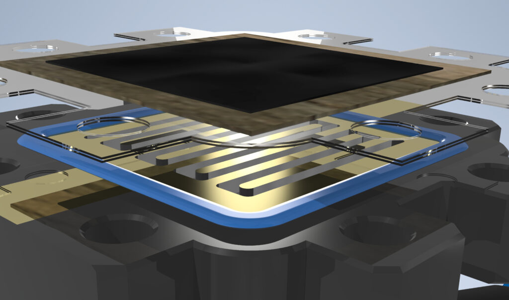 CAD-Entwurf einer Sensorzelle