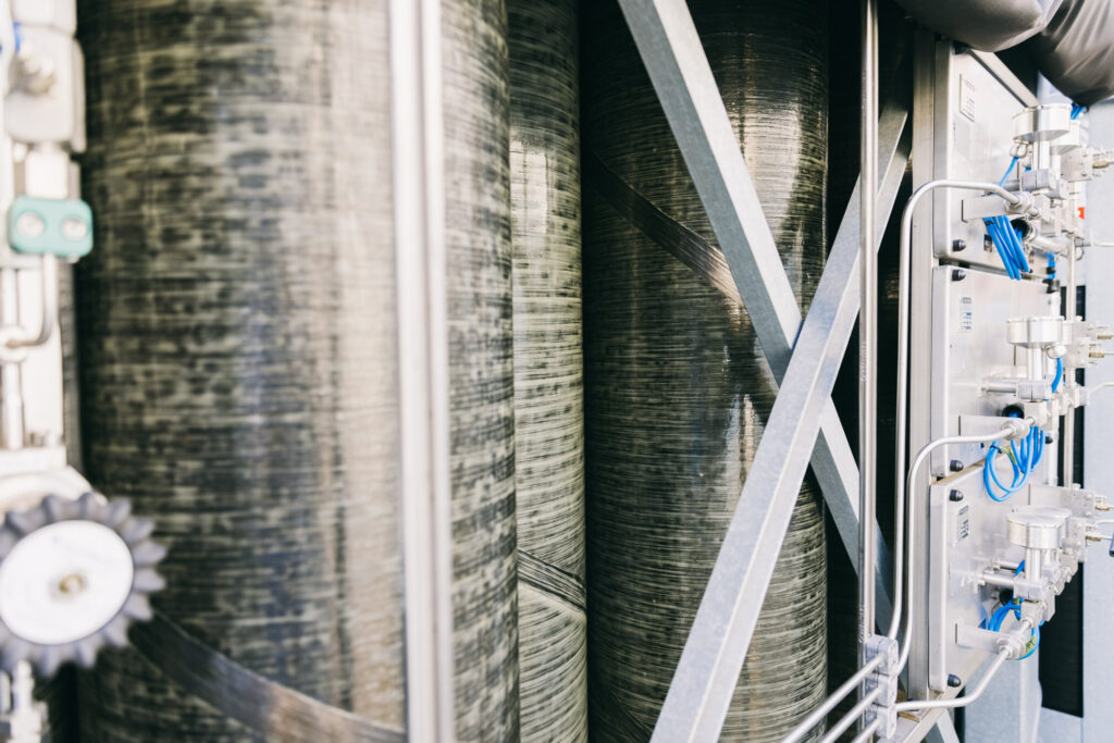 Wasserstoffbehälter und Armaturen