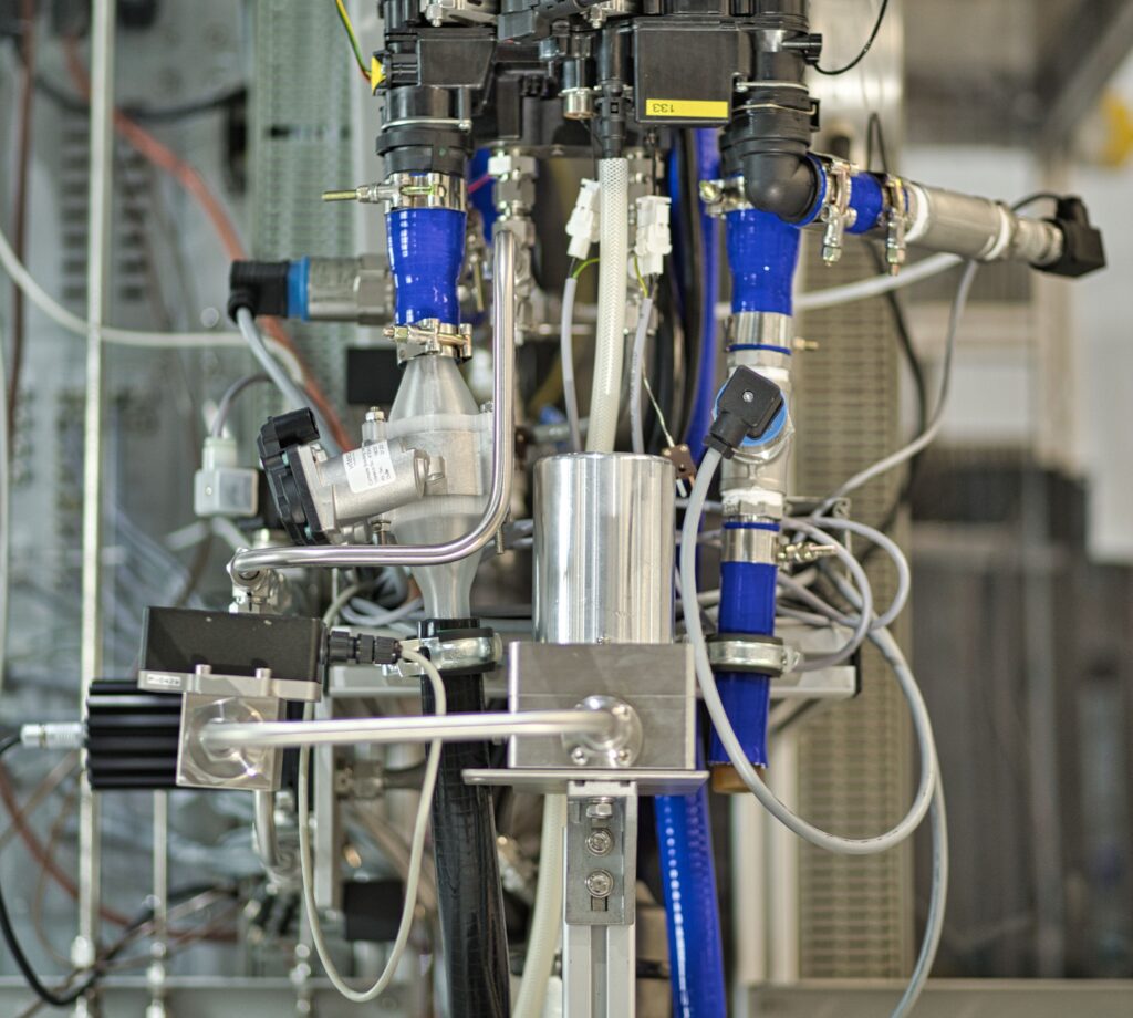 Brennstoffzellensystem in einem Teststand
