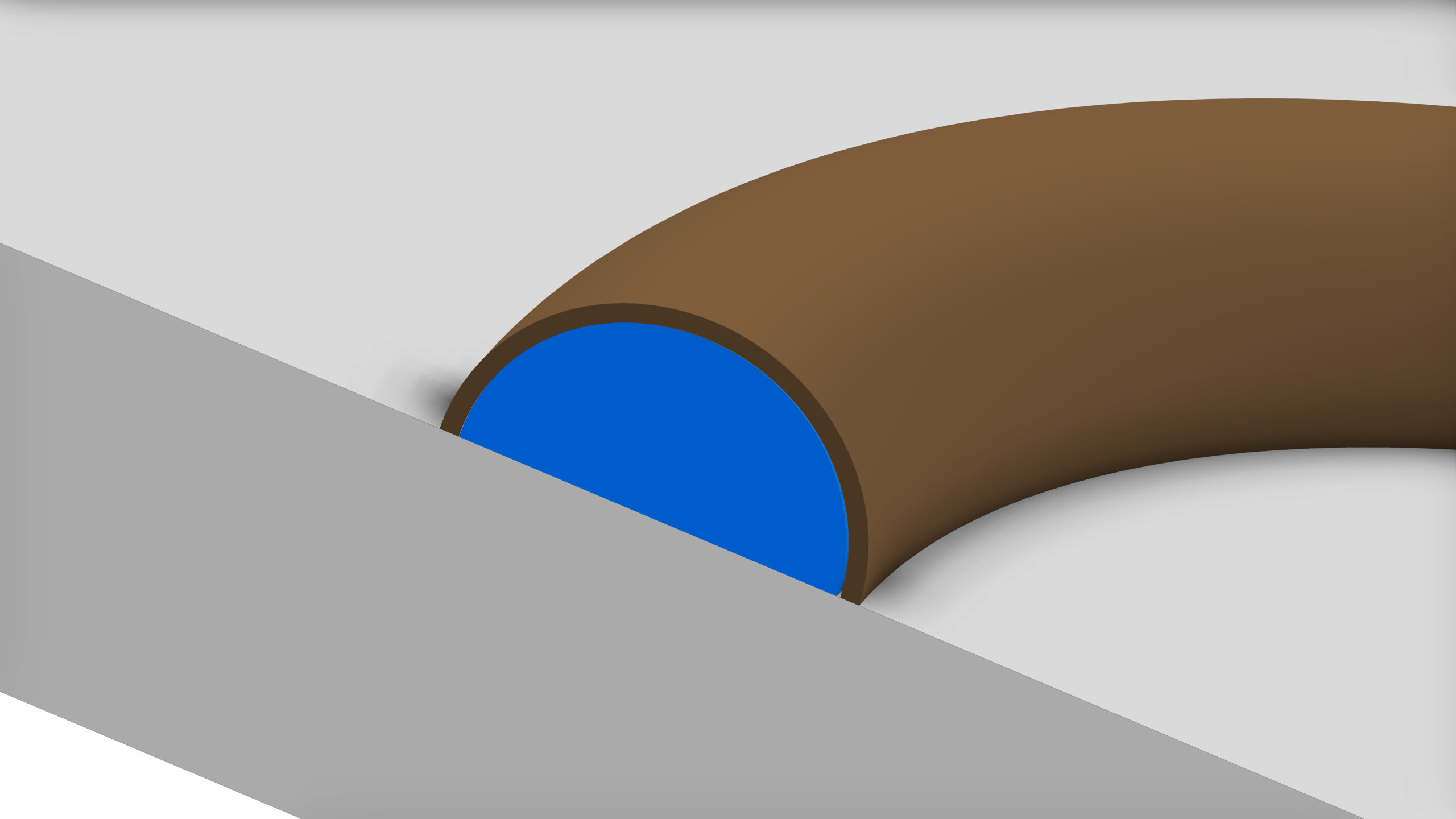 Grafische Darstellung einer Beschichtung für Silikondichtungen in Brennstoffzellen